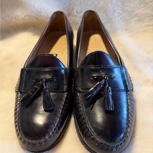 Kirkland Signature Dark Brown Leather Tassel Loafers